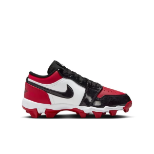 Kids' Jordan 1 Low Molded Football Cleats Little 1.5 Gym Red/Black/White