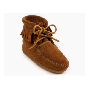 Minnetonka Tramper Moc Toe Boots Toddler 9T Brown