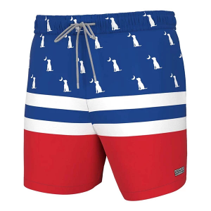Men's Local Boy Outfitters Bayview Swim Trunks XLarge Red White & Blue