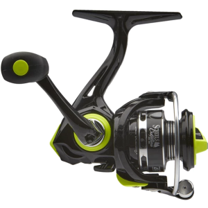 Scheels Outfitters Guide Series Right/Left Spinning Ice Fishing Reel Black Chartreuse