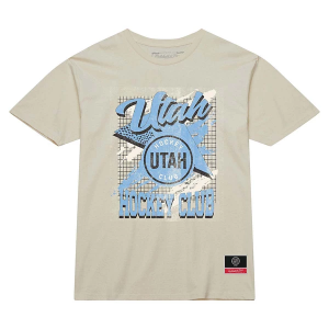 Utah Hockey Club Mitchell and Ness Off The Grid T-Shirt XLarge Cream