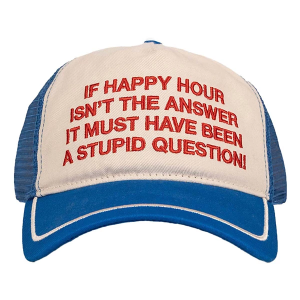 Men's Duvin Design Co. Happy Hour Snapback Hat One Size Blue