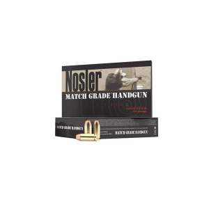 Nosler Match Grade Ammo 230 gr JHP Handgun Ammunition