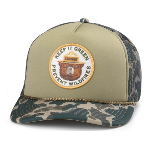 Men's American Needle Smokey Mallard Foamy Snapback Hat One Size Olive