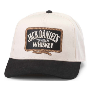 Men's American Needle Jack Daniel's Wrangler Snapback Hat One Size Black Ivory