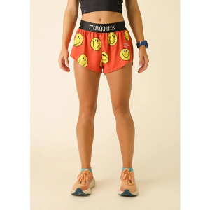 Women's ChicknLegs Split Shorts Medium Smiley