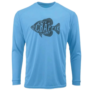 Men's Bone Head Outfitters Crappie Day T-Shirt Medium Royal Heather
