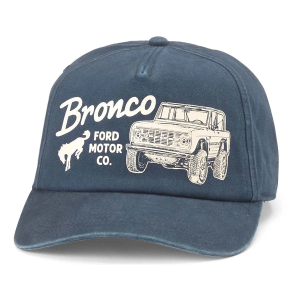Men's American Needle Bronco Walker Snapback Hat One Size Navy