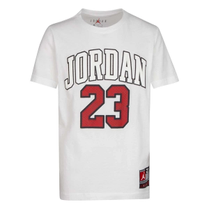 Kids' Chicago Bulls Michael #23 Name & Number Nike T-Shirt Large White