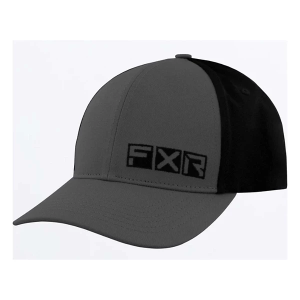 Men's FXR Victory Snowmobiling Snapback Hat One Size Grey/Black
