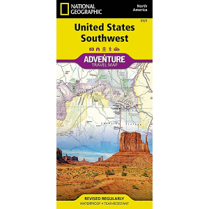 National Geographic Southwest Adventure Travel Map