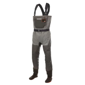Men's Simms G3 Stockingfoot Guide Waders Adult 7-8 Gunmetal