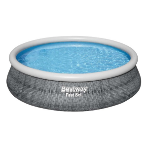 Bestway Fast Set 15' x 42" Round Inflatable Pool Set