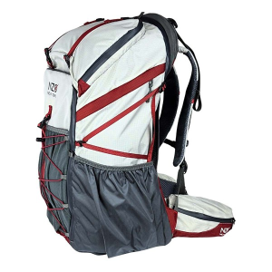 Near Zero The Dean 60 Hiking Backpack Beige/Gray/Red
