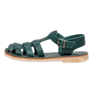 Adult Duckfeet Ringk bing Fisherman Closed Toe Sandals 43 Turquoise-Green