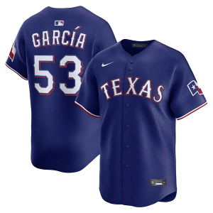 Texas Rangers Adolis Garcia #53 Nike Limited Jersey Small Royal