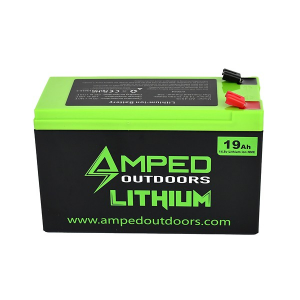 Amped Outdoors 19Ah Lithium with Charger Battery