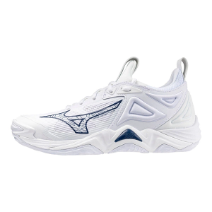 Women's Mizuno Wave Momentum 3 Volleyball Shoes sneakers-athletic-shoes M11.5/W13 Regular White-Navy