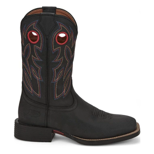 Men's Justin Brands Bowline 11" Western Boots Outdoor 12 Black