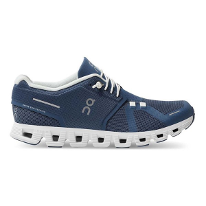 Women's On Cloud 5 Sneakers sneakers-athletic-shoes 7 Regular Denim | White