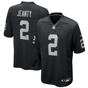 Las Vegas Raiders Ashton Jeanty #TBD Nike 2025 Draft Game Jersey Small Black