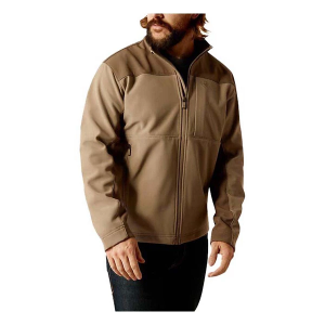 Men's Ariat Wyatt Softshell Jacket XLarge Brindle Brown