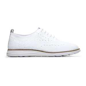 Women's Cole Haan OriginalGrand Stitchlite Wingtip Shoes Regular 9 White