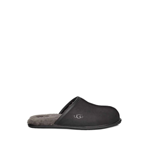 Men's UGG Scuff Leather Casual Slippers Regular 10 Black