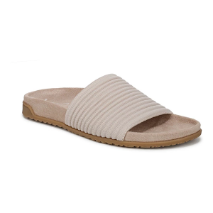 Women's Vionic Evie Knit Sandals 6.5 Cream Fabric