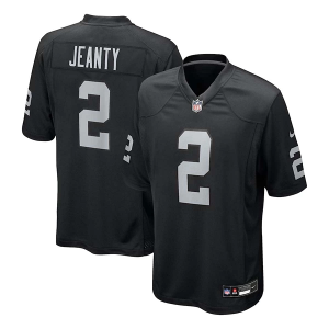 Las Vegas Raiders Ashton Jeanty #TBD Nike Game Kids' Jersey Large Black