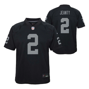 Las Vegas Raiders Ashton Jeanty #TBD Nike Game Kids' Jersey Medium Black