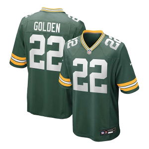 Green Bay Packers Matthew Golden #TBD Nike Game Kids' Jersey XLarge Green