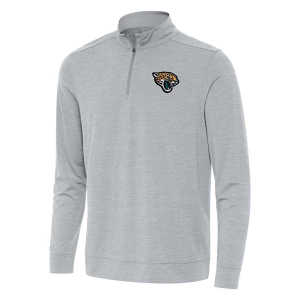 Jacksonville Jaguars Antigua Bright 1/4 Zip Large Skyscraper Heather