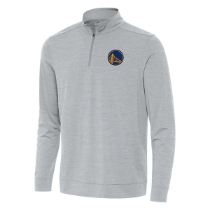 Golden State Warriors Antigua Bright 1/4 Zip Large Skyscraper Heather