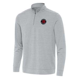 Toronto Raptors Antigua Bright 1/4 Zip Large Skyscraper Heather