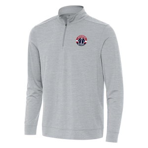 Washington Wizards Antigua Bright 1/4 Zip Large Skyscraper Heather