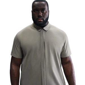 Men's Nike 24.7 PerfectStretch Dri-FIT Snap-Down Shirt XLarge Light Army/Steel Green