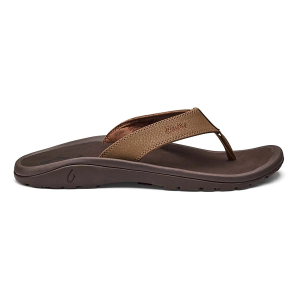 Men's OluKai Ohana Sandals 18 Tan / Dk Java