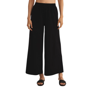 Women's Z Supply Scout Jersey Pants Small Black