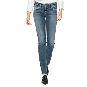 Women's Silver Jeans Co. Suki Curvy Straight Jeans Indigo 25 30