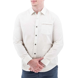 Men's Old Ranch Daxton Long Sleeve Button Up Shirt Large White