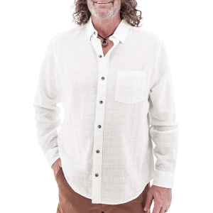 Men's Old Ranch Drake 25 Long Sleeve Button Up Shirt XLarge White