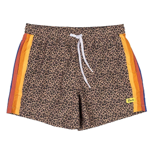 Men's Duvin Design Co. Windsurfer Swim Trunks Small Desert Leopard