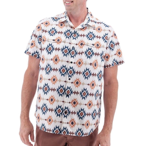 Men's Old Ranch Graham Button Up Shirt Medium Sunburn