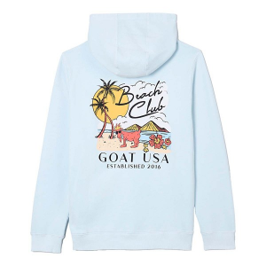 GOAT USA Beach Club Hoodie Small Ice Blue