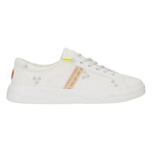 Women's HEYDUDE Karina Cottage Crochet Sneakers sneakers-athletic-shoes 7 Regular White