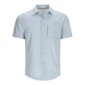 Men's Simms Challenger Button Up Shirt Medium Steel Blue