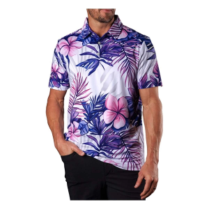 Men's Sunday Swagger Kokomo Polo Medium Purple