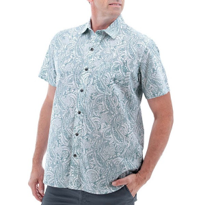 Men's Old Ranch Lennon Button Up Shirt Medium Tourmaline