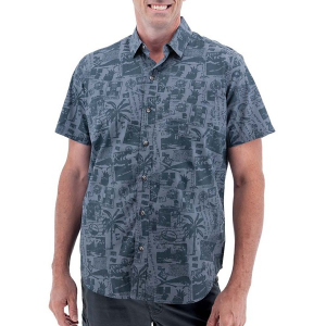 Men's Old Ranch Duke Button Up Shirt Small Blue Slate
